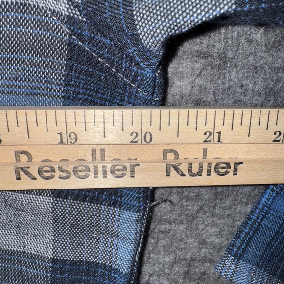 TOMMY BAHAMA Shirt Men Canyon Beach Flannel Cozy Check Teal Bay Sz S NEW $148 - Picture 8 of 10